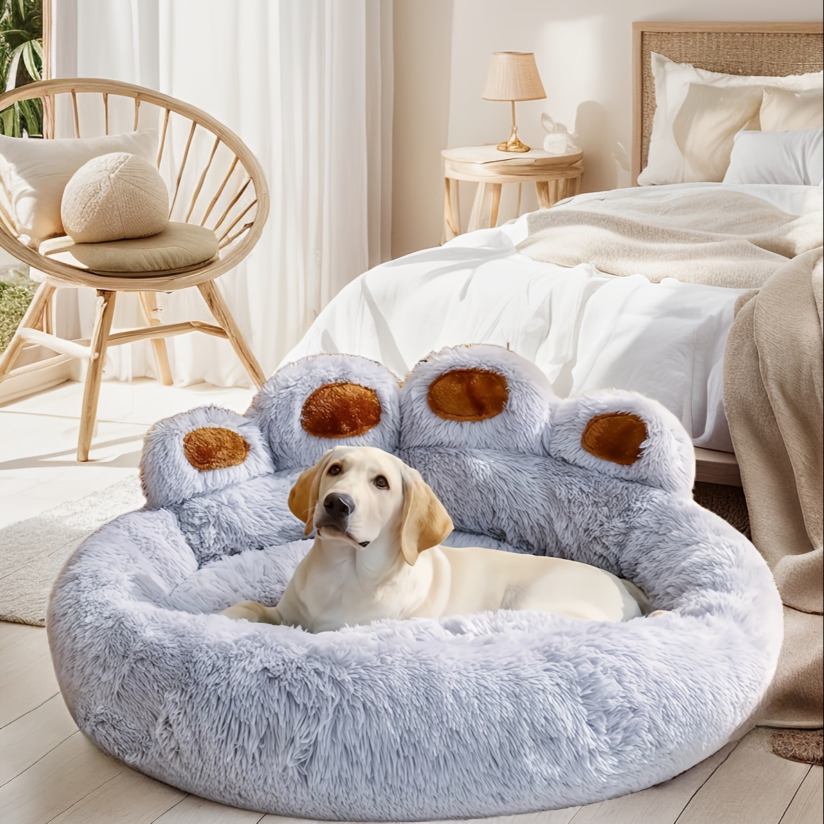 Soft And Comfortable Cozy Bear Paw Pet Bed Sleeping Camas para mascotas