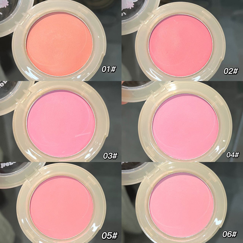HERORANGE Cute and Interesting, Maquillaje Resistente al Agua, Polvo de Rehabilitación Matte, Carmine Blush