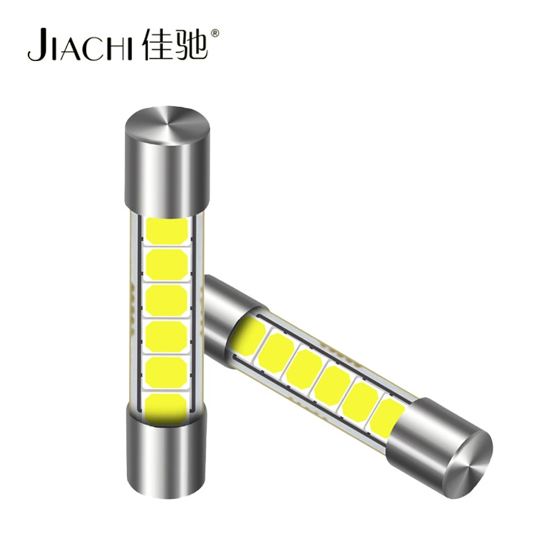 Jiachi светодиодный автомобильный светильник с плоской головкой 296 мм двойной наконечник лампа для чтения автомобильный макияж зеркало свет солнцезащитный козырек свет на крышу