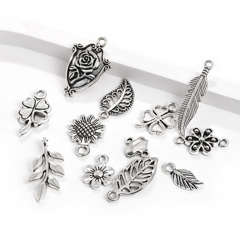 Фабрика прямых продаж ретро растения подвески сплава ювелирные украшения кулон diy ожерелье браслет аксессуары