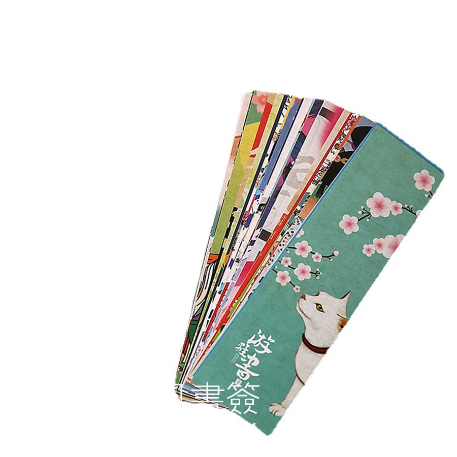 Легкая Бесплатная книга Закладка в стиле ретро японская Классическая креативная и стильная художественная бумага памятный подарок
