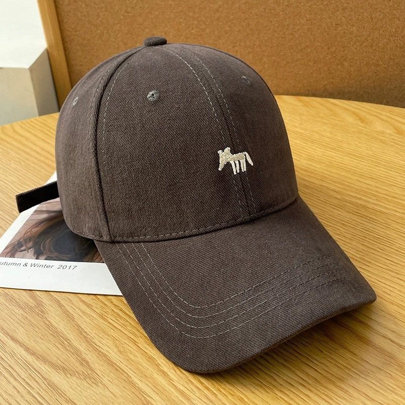 Gorra de Béisbol Estilo Coreano RAYA Primavera/Verano, Gorra de Visera Extra Profunda Unisex para Cabeza Grande, Otoño/Invierno