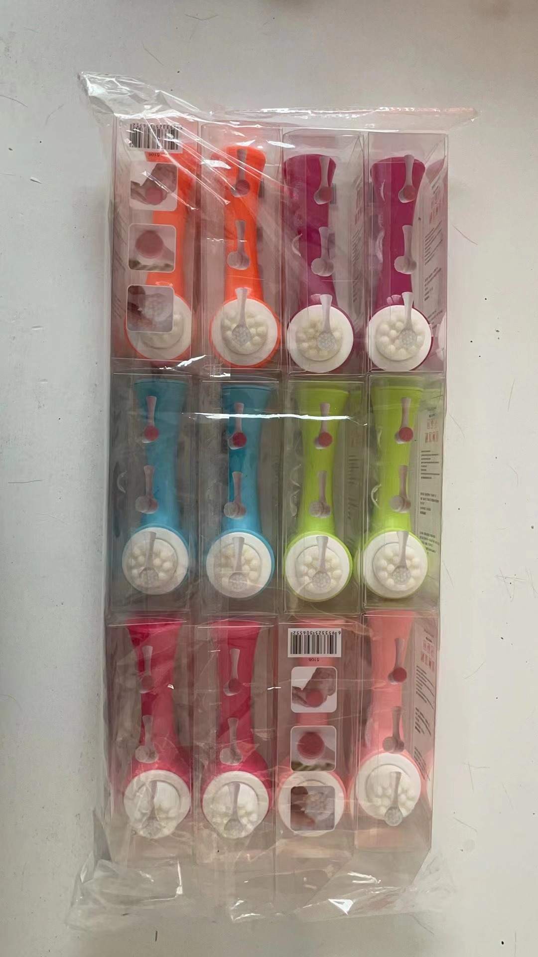 Cepillo de maquillaje Cepillo de lavado facial de silicona Cepillo de limpieza facial Instrumento 3D Cepillo de lavado facial de doble cara Cepillo de lavado facial manual Cepillo de limpieza Poros limpios