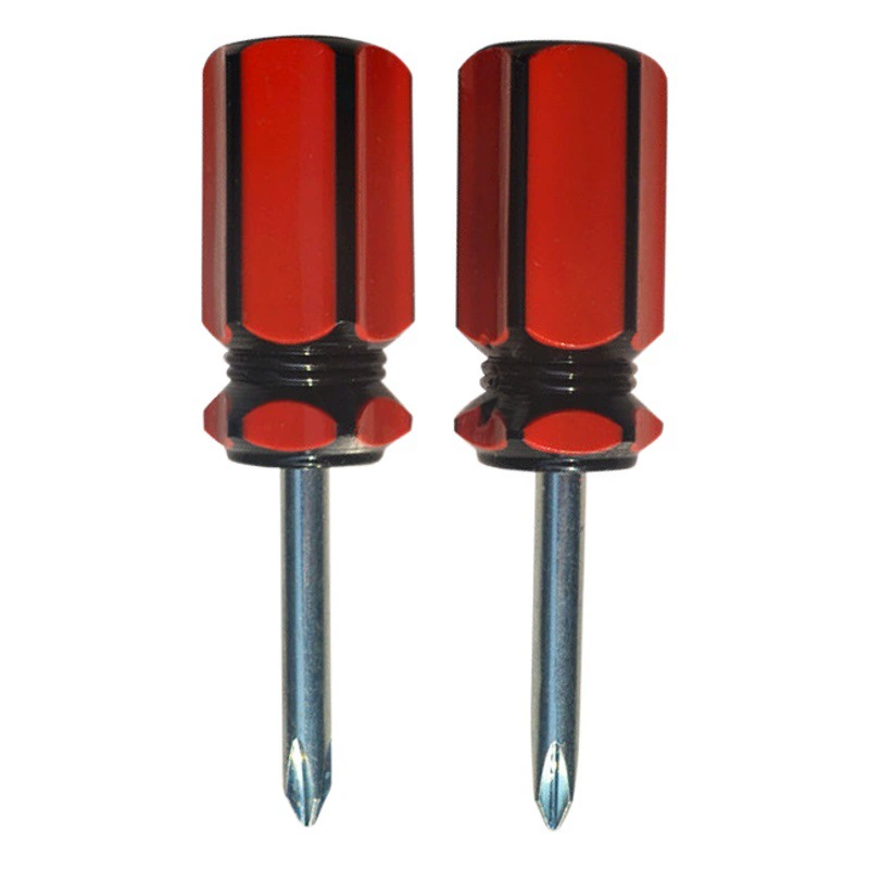 Новая миниатюрная отвертка с короткой рукояткой, фиксированной головкой, закаленная, для игрушек, маленькая, крестовая (Phillips), оптовая продажа, инструмент