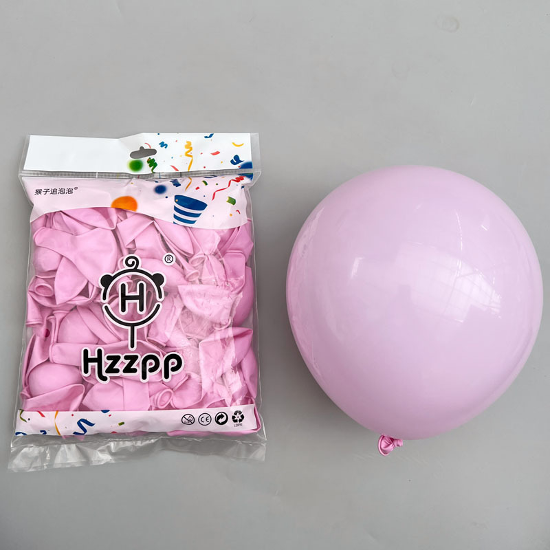 1.5克加厚儿童乳胶气球可爱多款混搭卡通气球彩色圆形马卡龙气球|undefined