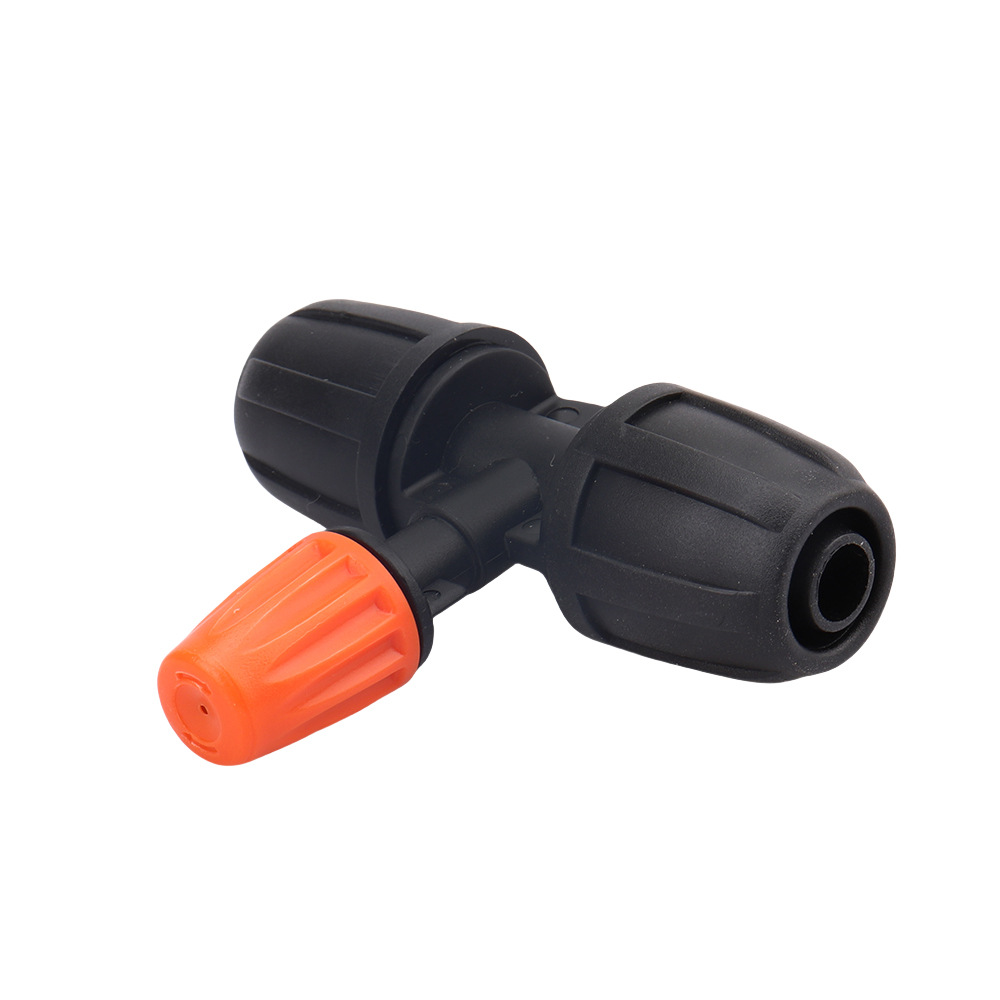 El aspersor naranja de cerradura 8 / 12 está integrado.