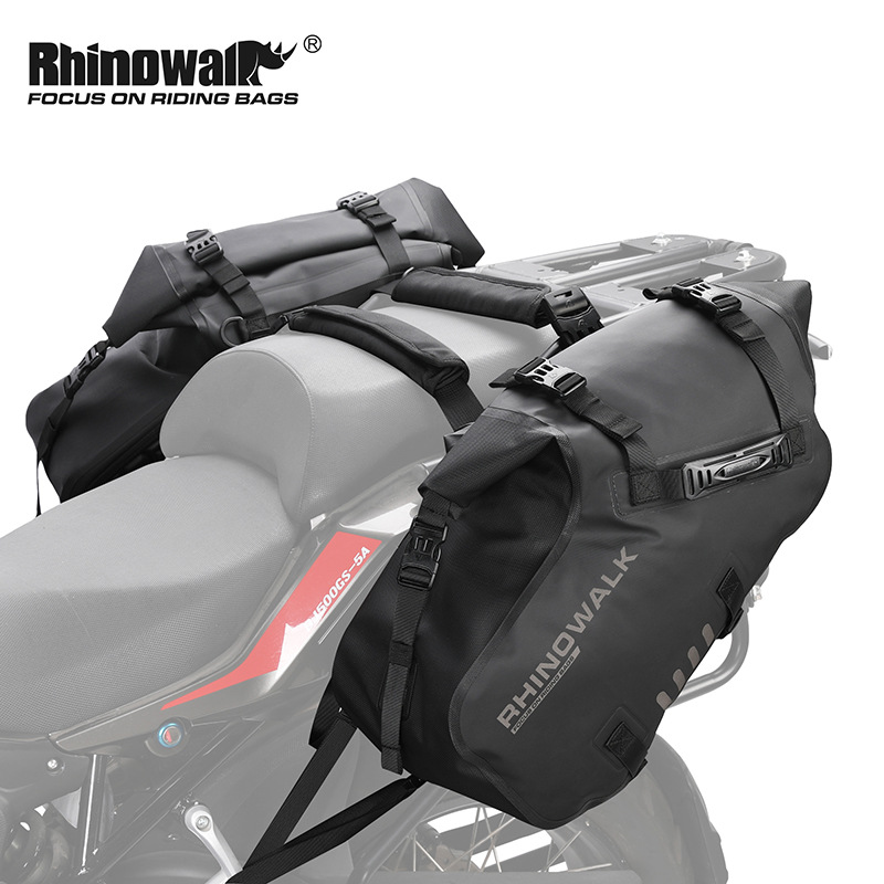 Rhinowalk Su Keçirməyən Motosiklet Yan və Arxa Çantası