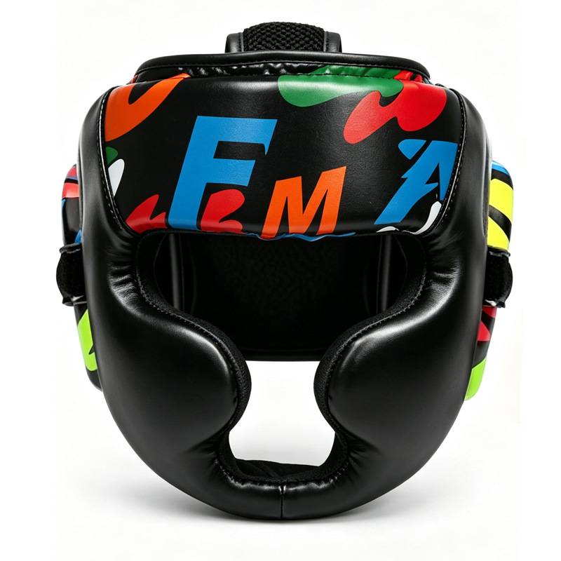 Casco de Protección Facial para Boxeo y Sanda de PU para Entrenamiento image 9
