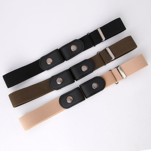Lazy Seamless Ins Style Belt Women's Summer Decorative Jeans Fashion Trendy Women's Belt Elastic Invisible Belt