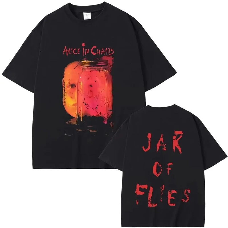 Alice in Chains Classic Album Poster Print T-Shirt for Men and Women Gothic Punk Harajuku Style