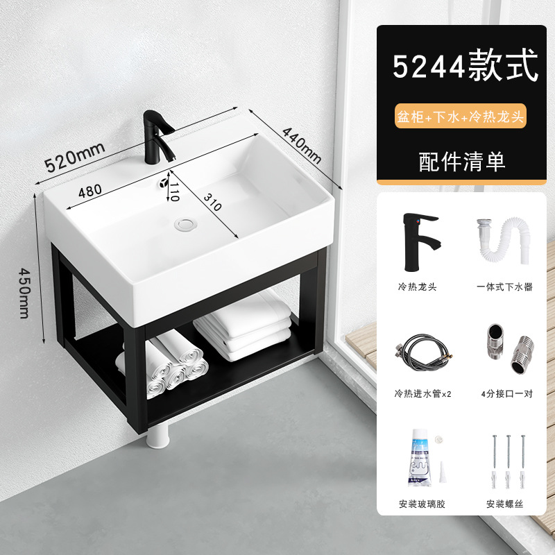 52*44cm + escurridor + grifo caliente y fría