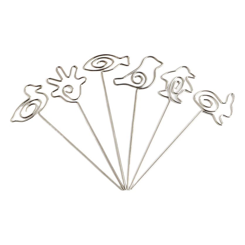 [Прямая поставка с фабрики] DIY глина ручной работы мультфильм зажим для заметок проволочная вставка цветная глина мягкая керамика аксессуары ручной работы