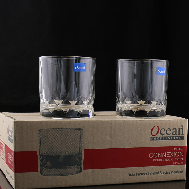 Nuevo Thai Ouxin Crystal Glass Diamond Cup Vaso Whisky Taza gruesa Bebida de hotel Cerveza Envío gratis