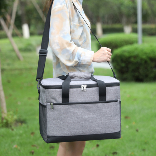 New insulated bag large capacity Oxford cloth thickened waterproof ice bag picnic bag Amazon large lunch box bag