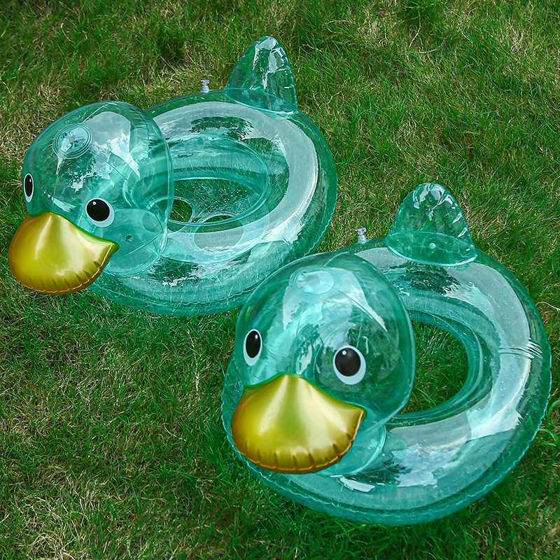 Cute Beach Duck PVC Swim Ring Swimming Accessories 1 Piece display picture 7