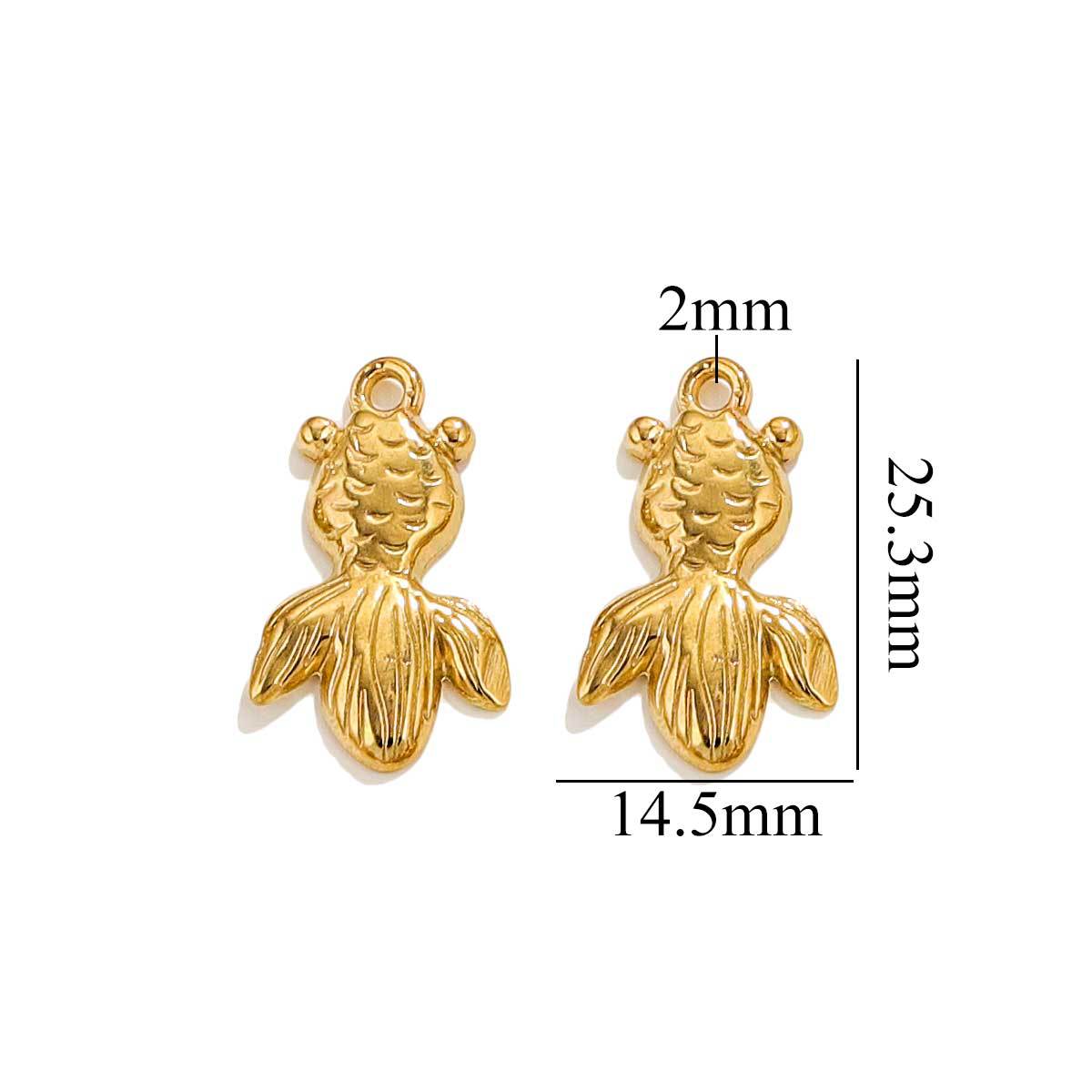 Accesorios de joyería de bricolaje colgante de la serie océano de acero inoxidable sirena concha mar estrella pulsera collar colgante