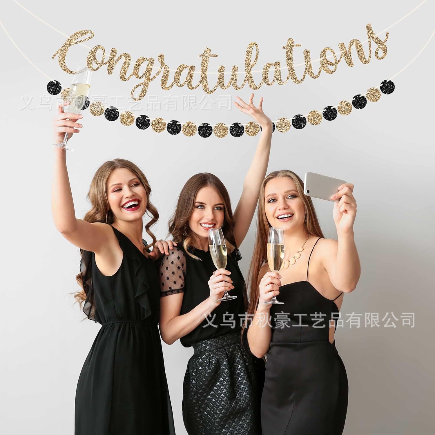 2024 nueva temporada de graduación bandera de la fiesta de graduación guirlandas boda jubilación decoración personalizada