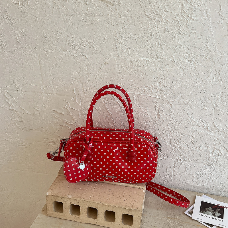 Bolsa de Boston de lujo ligera y fresca y dulce transfronteriza, bolso de hombro de nicho coreano, bolso de hombro para viajar