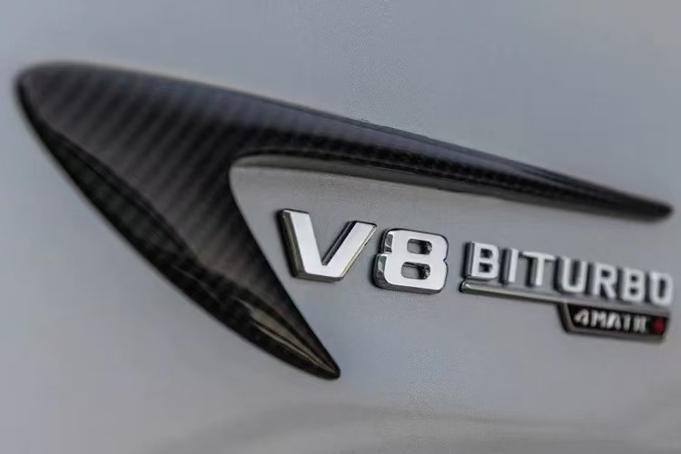 Suitable for Mercedes-Benz Modified Amg Fender Side Label V8 Biturbo4Matic+ Door Label Fender Car Sticker