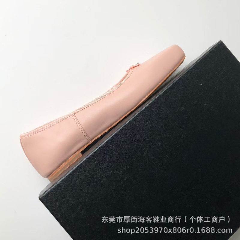 莞产高版本！大王春夏新品方头芭蕾舞鞋蝴蝶结浅口法式玛丽珍单鞋|undefined