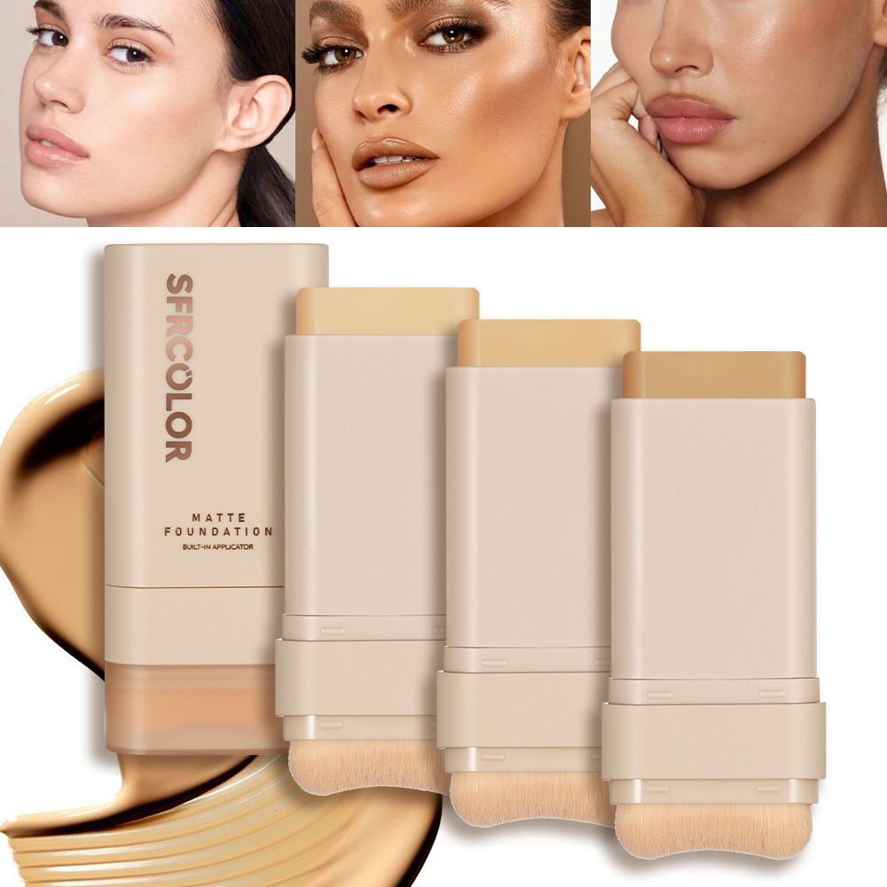 s.f.r color cross-border exclusivo para la explosión de la barra de base para aclarar el tono de la piel impermeable concealer crema de base hidratante para dos cabezas