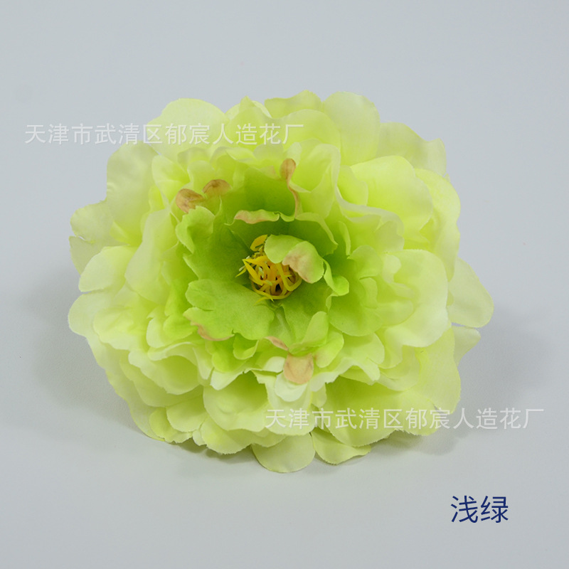 Artificial nueva flor de peonía fondo de la boda flor de la pared arreglo de flores Decoración de mesa flor haciendo transfronterizo dedicado peonía cabeza de la flor