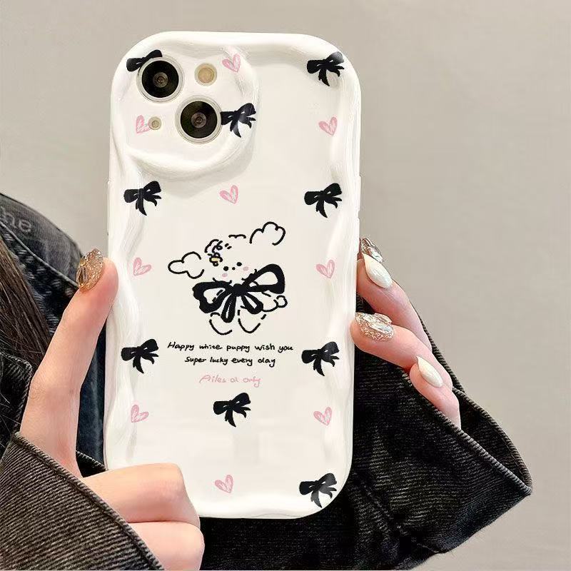 Funda linda para teléfono iphone16pro Apple 15 anti-caída 14 niña 13promax nuevo 12x dibujos animados