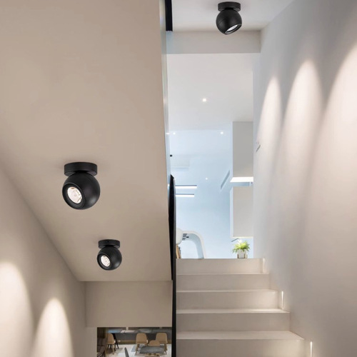 Surface-mounted spotlights, led ceiling lights, home aisle corridor living room, no main light, spotlight picture light, COB ceiling downlight