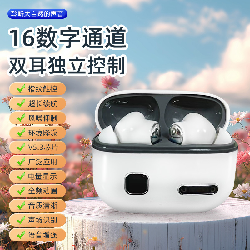 Auriculares auditivos transfronterizos, auriculares Bluetooth, sordos leves a moderados, lectores de sonido, reducción de ruido, auriculares auxiliares auditivos, audífonos Bluetooth