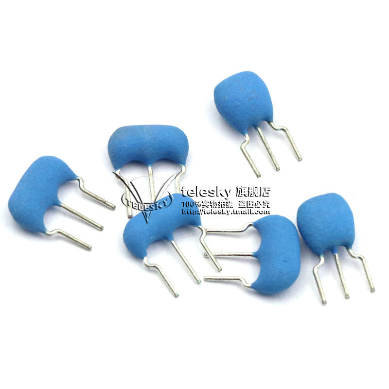 CSTLS8M00G53-B0 4M 6M 8M 10M 16M 20MHZ 直插陶瓷晶振3脚DIP-3