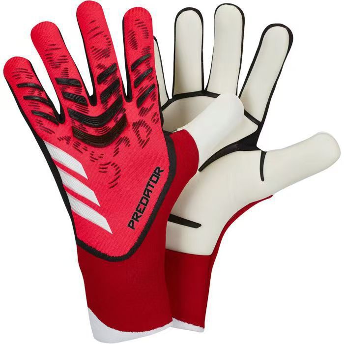 Guantes de portero de fútbol para niños, entrenamiento antideslizante, guantes de portero resistentes al desgaste para adultos, antideslizantes con protección para los dedos, calidad profesional
