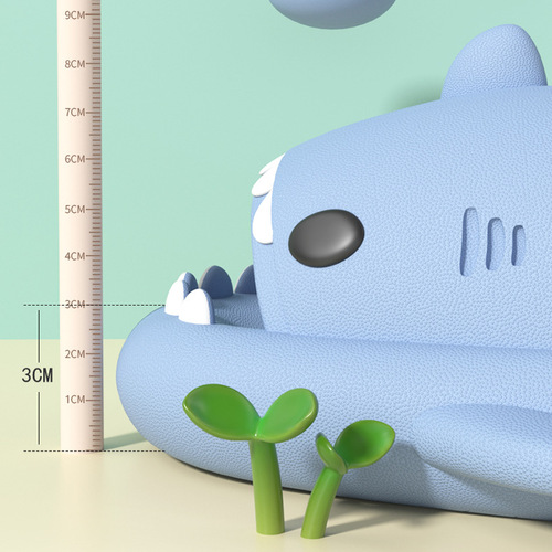 Cross-border Shark Children's Cooling Slippers for Boys  Summer New Middle Children EVA Light Sole Squeezing Feeling Home Slippers for Girls