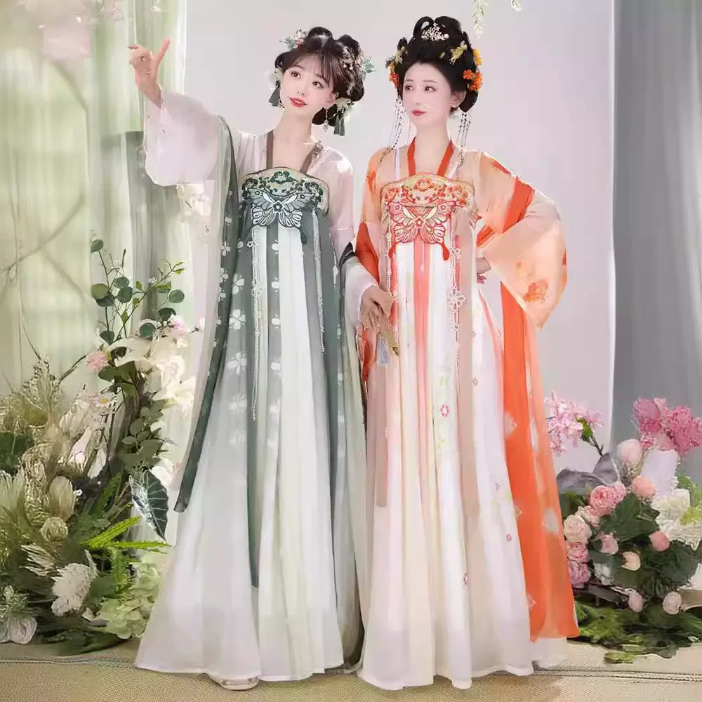 原创汉服加工汉服代工一件代发汉服定制汉服工厂演出服加工生产