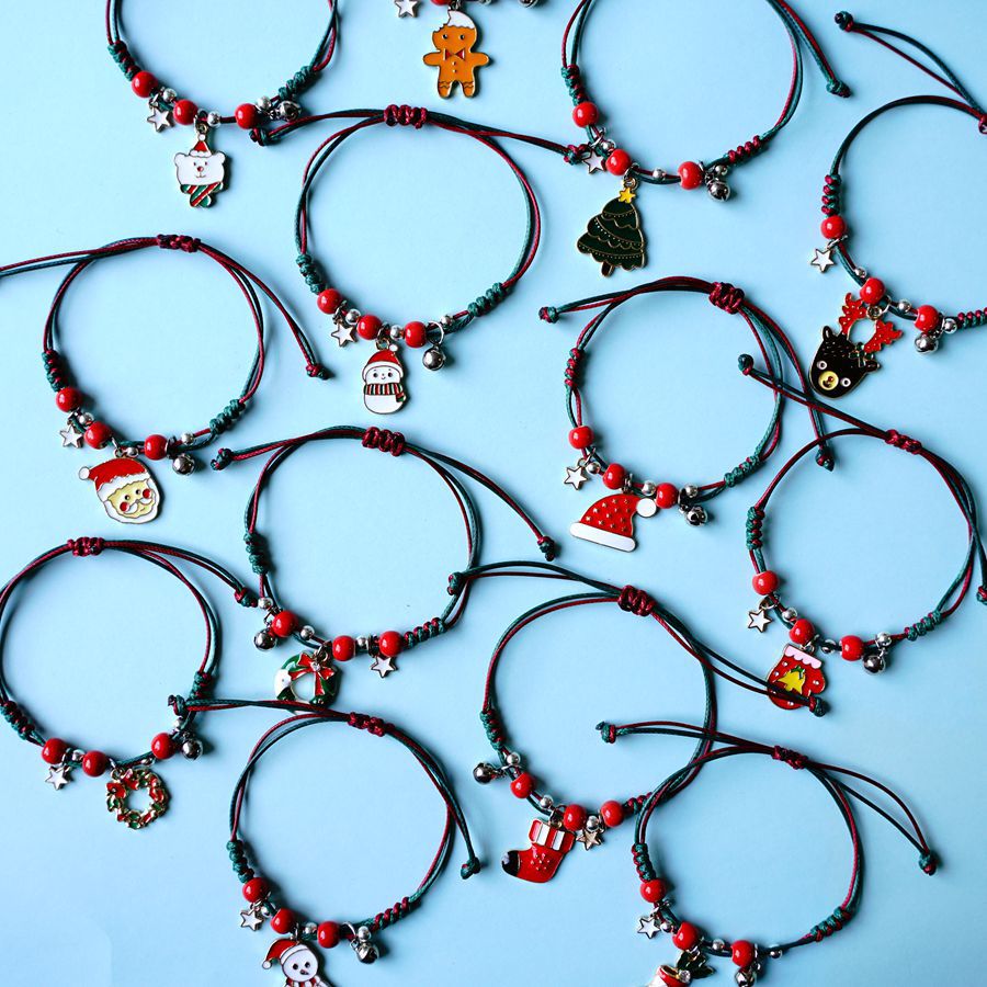 Fashion Santa Claus Snowman Alloy Women's Bracelets 1 Piece display picture 1