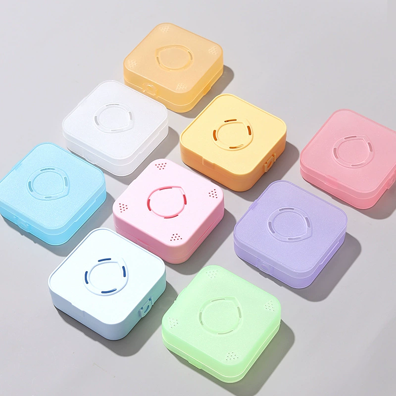 Пуховая коробка для хранения пустая коробка Macaron высокой стоимости дышащая камера пылезащитная коробка портативная большая коробка для пуховки