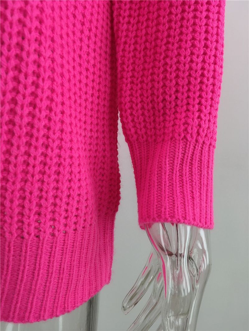 Casual Style Wholesale Women's Casual Solid Color Long Sleeve Sweaters & Cardigans