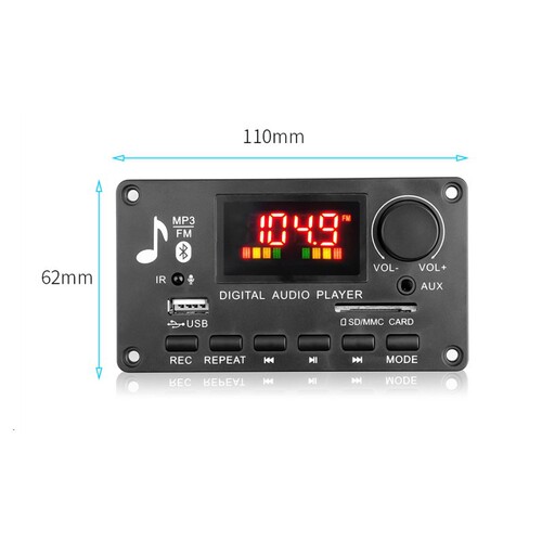 Power 2*40W Bluetooth module car amplifier accessories mp3 decoder board Bluetooth amplifier board JQ Jinqiang Sheng Electronics
