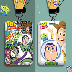 Student campus card holder with lanyard ID holder work permit meal card bus subway access card factory name badge wholesale