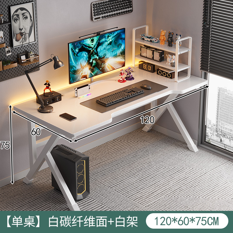 Mesa de computadora de escritorio mesa e-deportes domésticos sillas dormitorio simple mesa