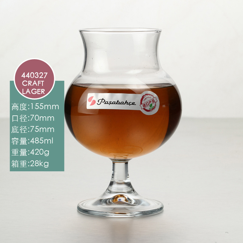 Taza de cerveza artesanal, taza de jugo de gran capacidad de vidrio sin plomo, taza de bar comercial individual europea