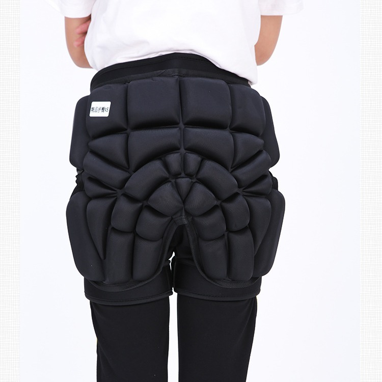 Protezione per sci ispessita, pattini a rotelle, protezione anticaduta, imbottitura per fianchi, per adulti e bambini_voghion.com