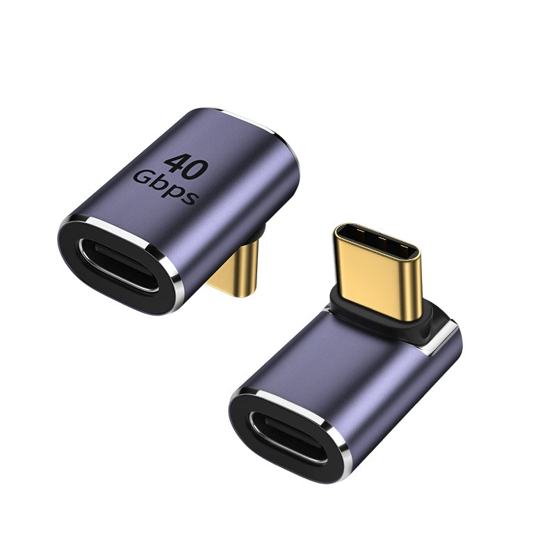 Type-C револьвер Type-C мама передача 40GB стерео локоть подходит для Lightning 3 полнофункциональный U-образный PD100W
