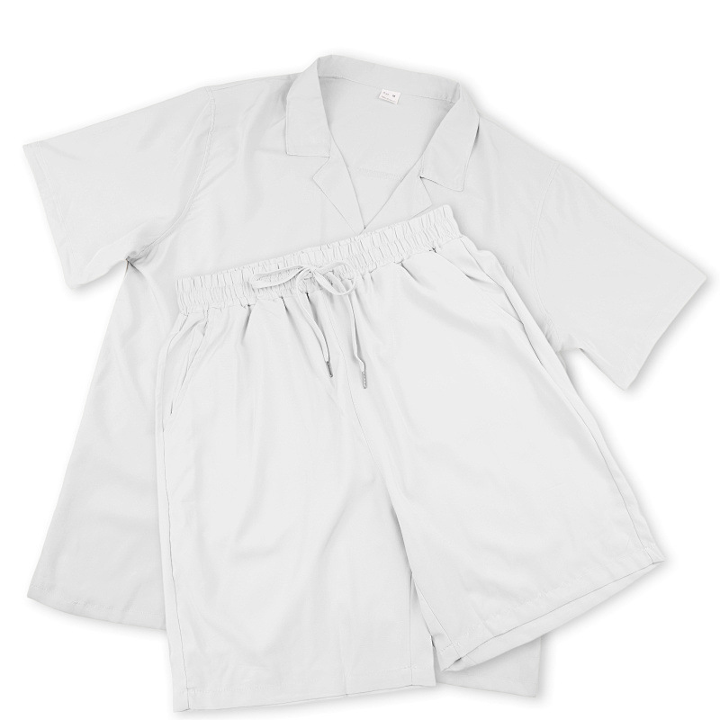 Men's Casual Summer Outfit Set | Loose Fit Beach Shirt & Shorts | Trendy Vacation Wear For Hot Weather_viptrois.com