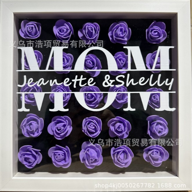 Square black background with pure purple