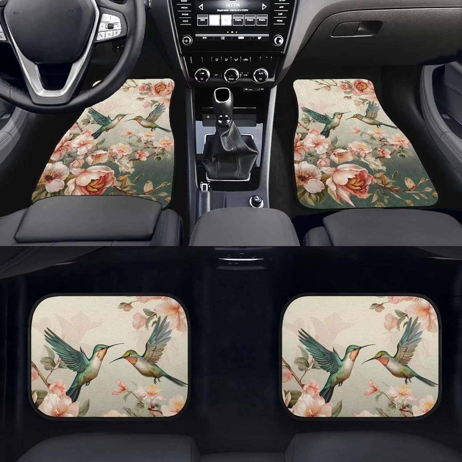 Cross-border American car mats easy to clean crystal velvet decorative mats Amazon a generation of hair