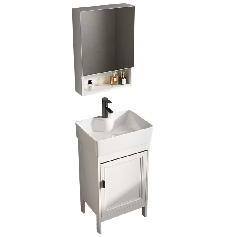 lavabo tipo piso tipo pequeño tipo de hogar lavabo transfronterizo gabinete combinación de lavabo pequeño tamaño lavabo largo estrecho