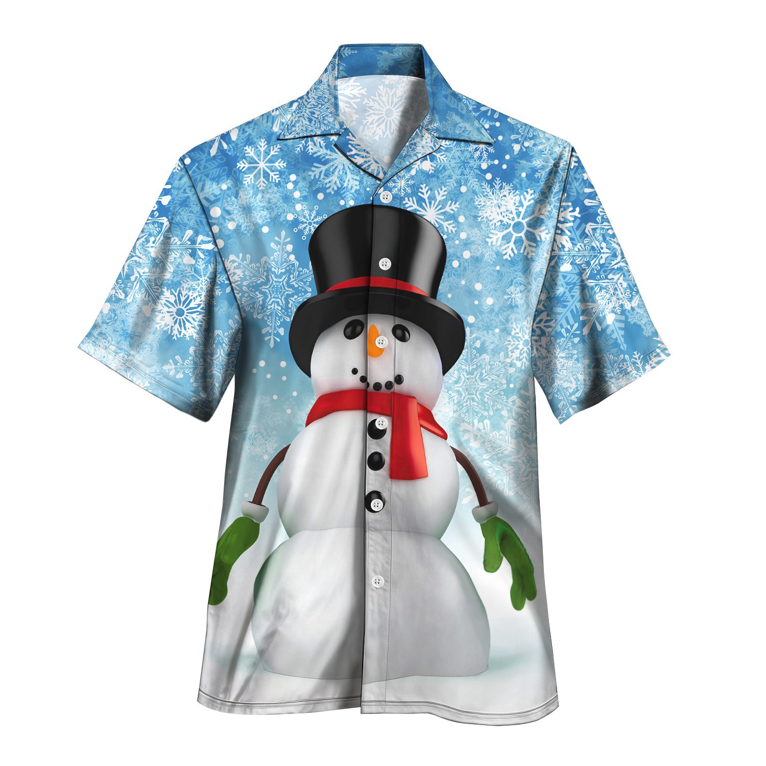 Comercio exterior transfronterizo AliExpress verano nuevo estilo azul vitalidad juvenil estilo universitario camisa de cuello cubano de manga corta MB33