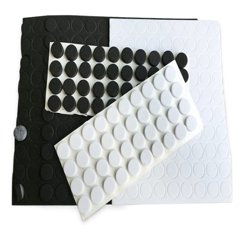 Односторонняя самоклеящаяся резиновая прокладка EVA круглая противоударная губка EVA жесткая и утолщённая противоскользящая подушка EVA