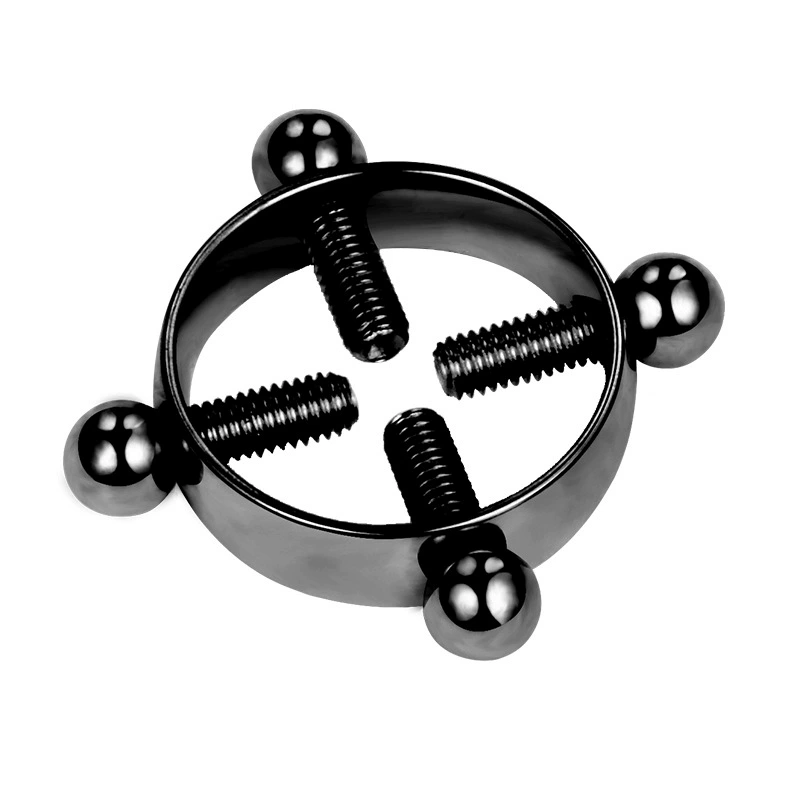 Нержавеющая сталь вокруг 4 пефорированной винтом плакировкой цвета золота кольца циркона колокола кольца сексуальной