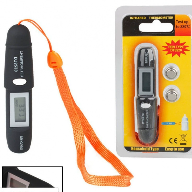 Трансграничная электронная коммерция инфракрасный термометр ручной портативный цифровой термометр мини карманный термометр ручка dt8220